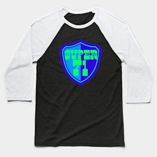 Super 71 - Shield - Blue Baseball T-Shirt